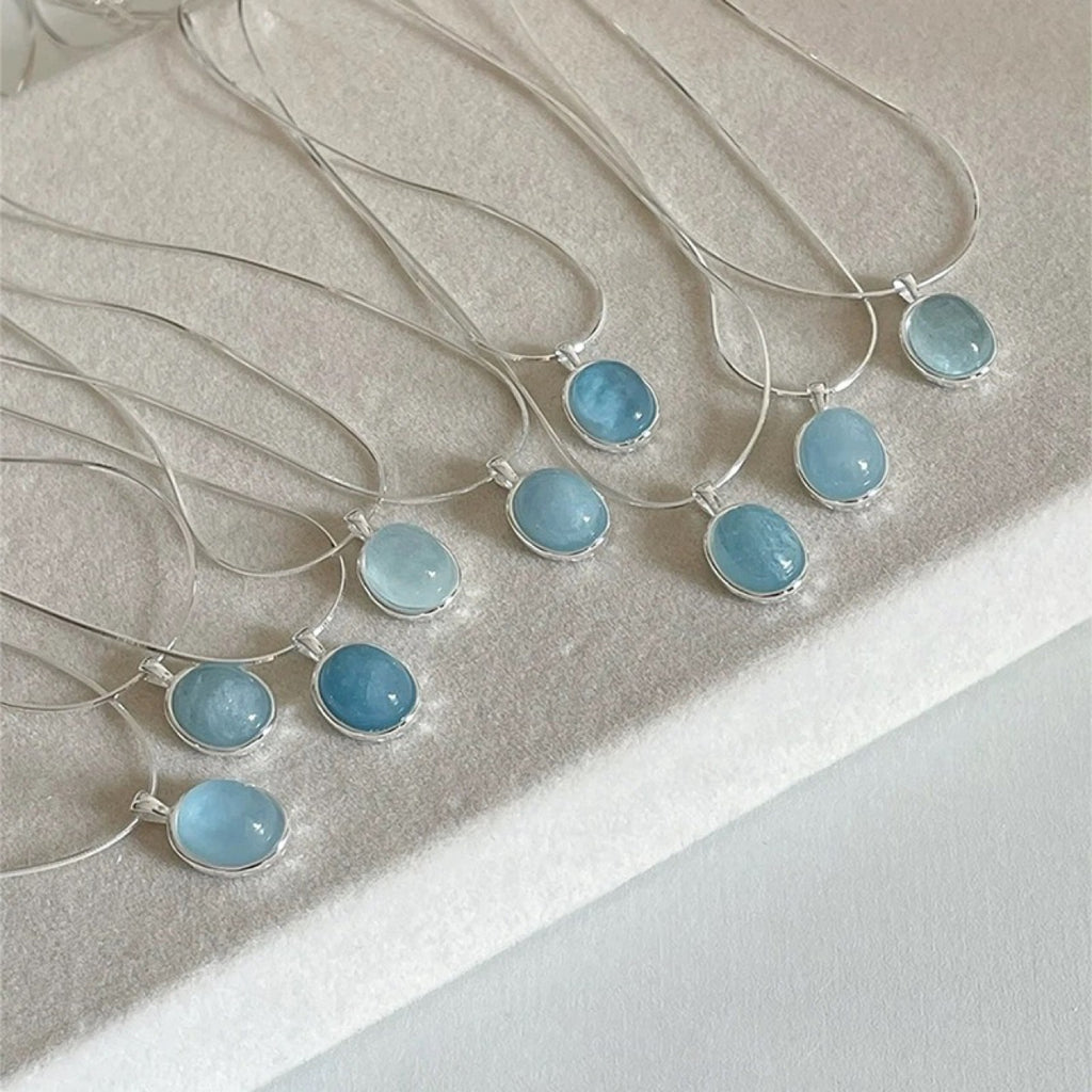 블루 새로운 스타일 목걸이 Cn393