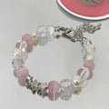 Bracciale rosa con perline Opal XINGX Cn324