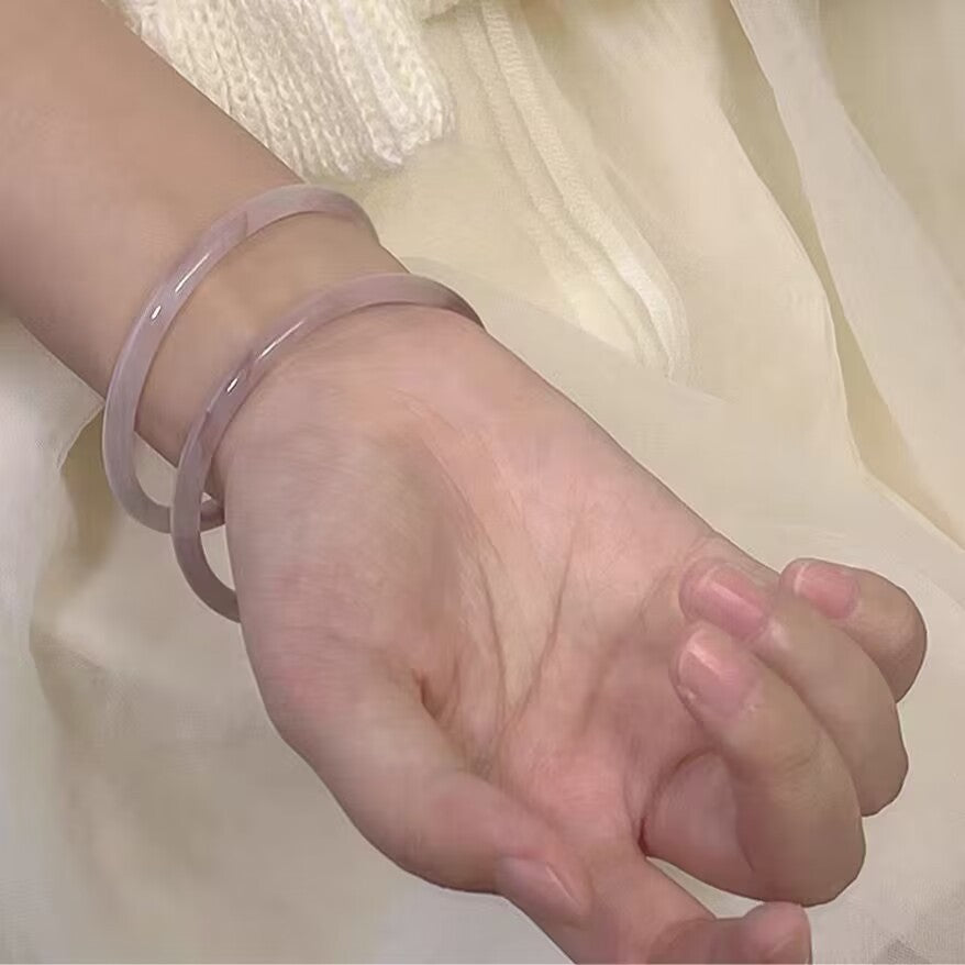 Antique Imitation Jade Jingle Bracelet Cn0228