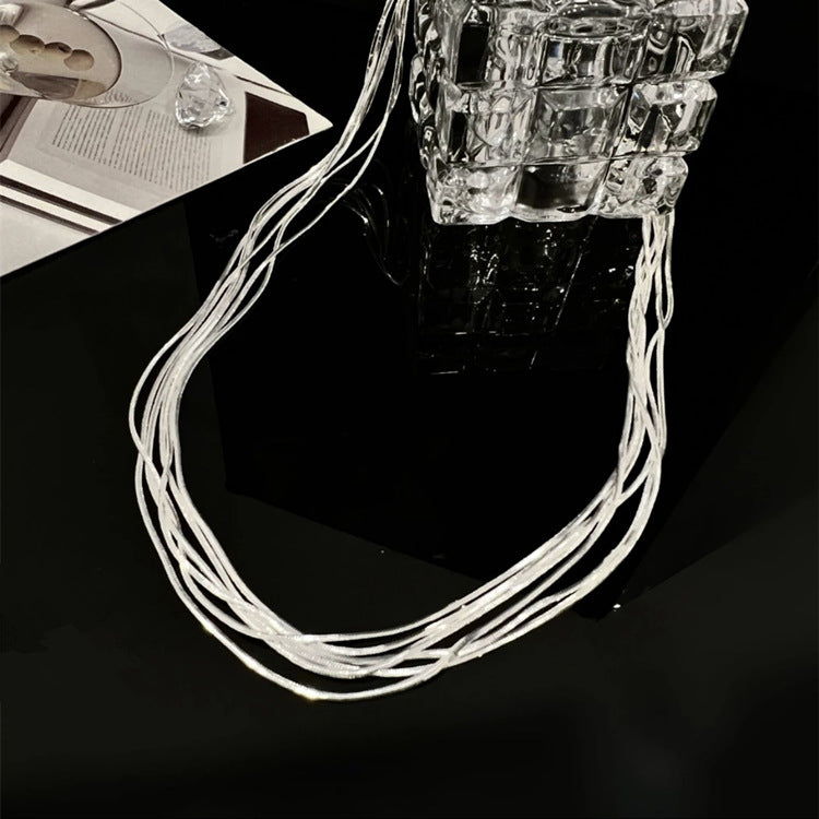 Multilayer Tassel Chain Necklace CN0110