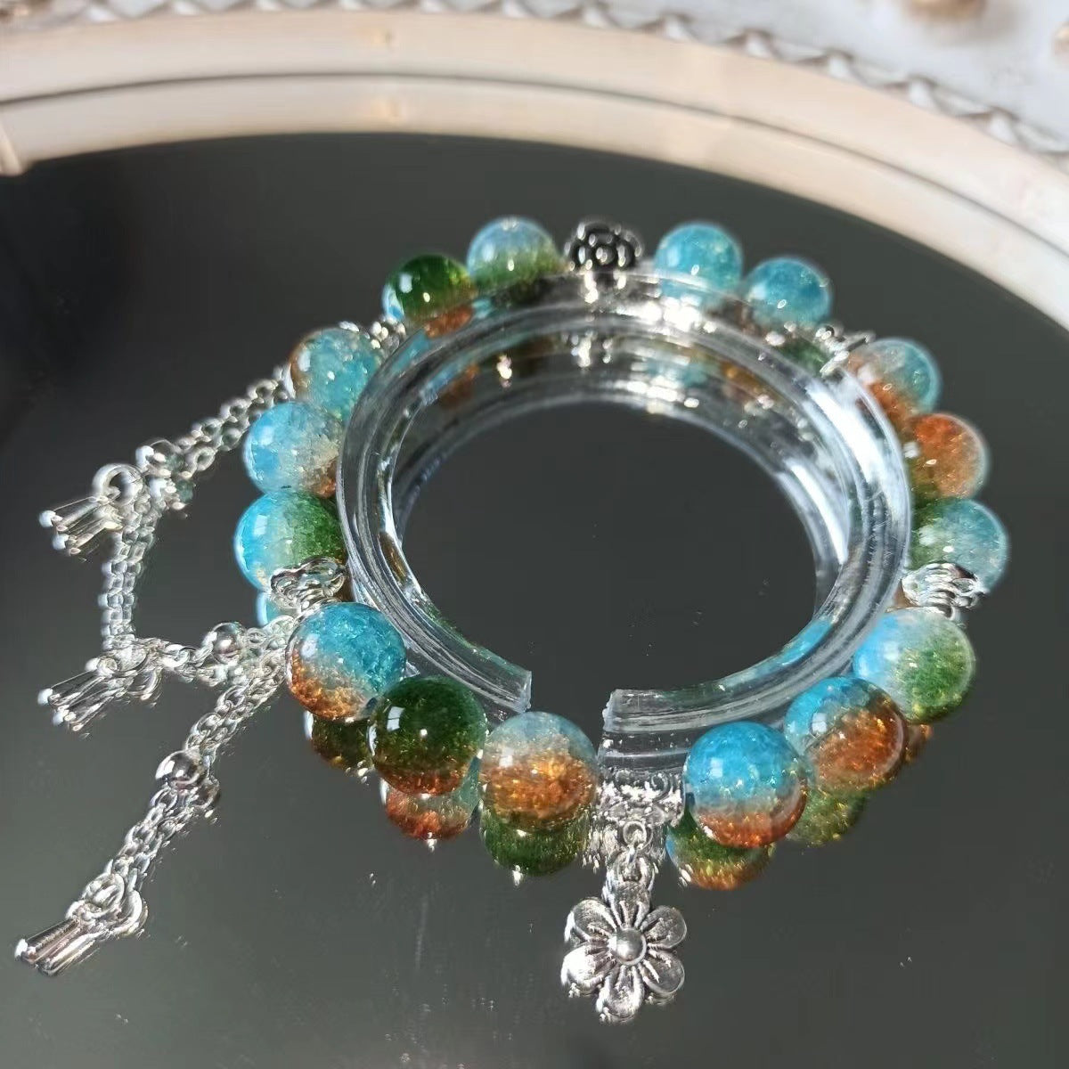 Bracciale rosa con perline Opal XINGX Cn324