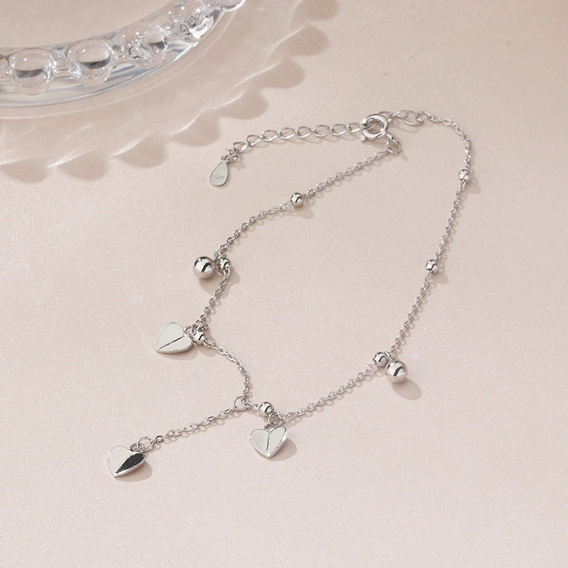 Heart Tassel Anklet Cn0106