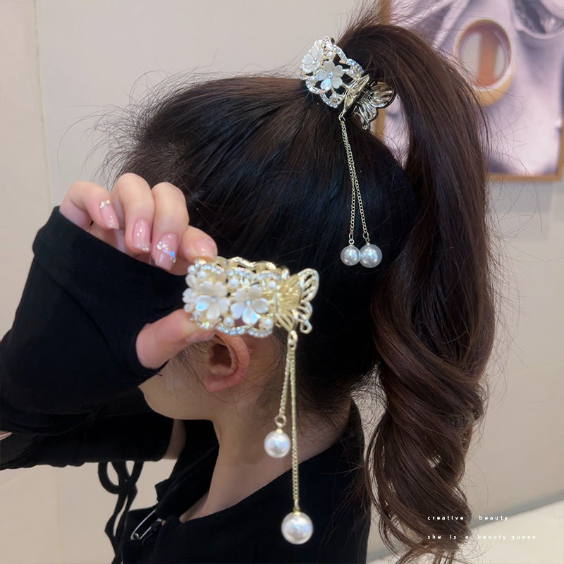 Tassel Rhinestone Flower Headwear Cn0245