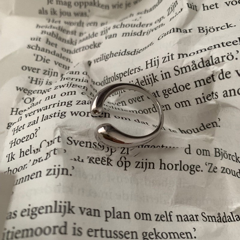 Weaving Hollow Open Ring Cn403