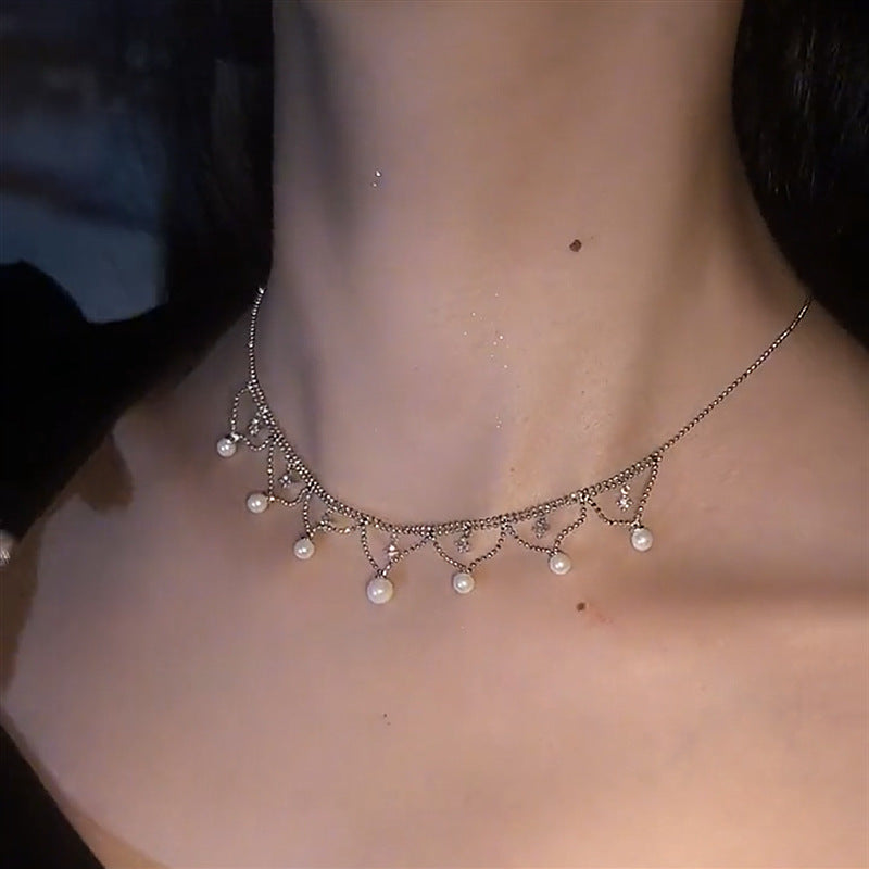 비즈 Dominestone 목걸이 독특한 Clavicile 체인 Cn358