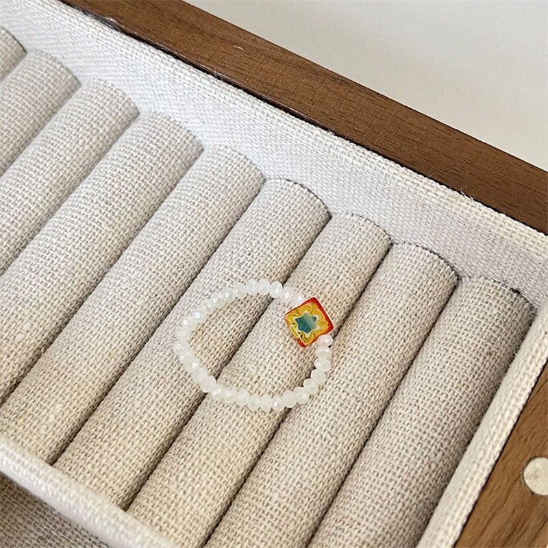 Vòng men màu nước ngọt thủ công