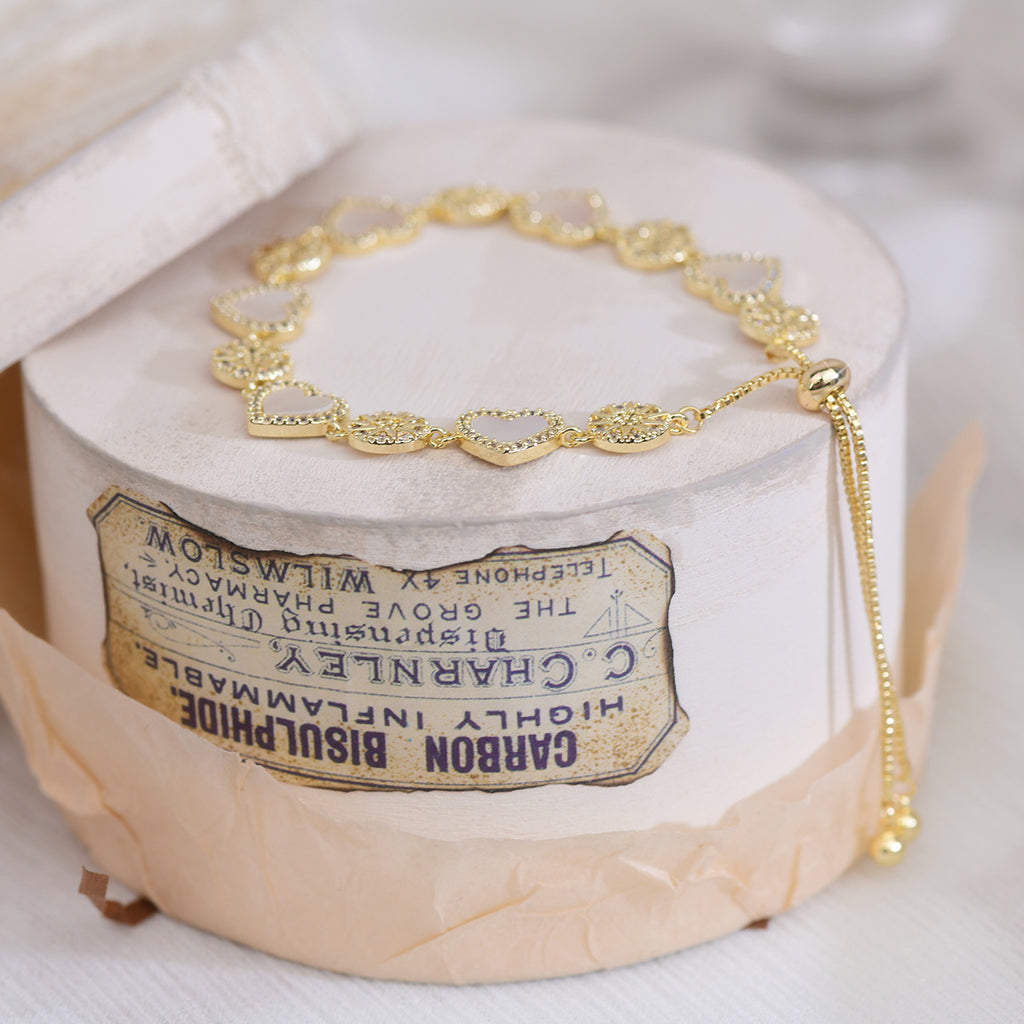 Natural Shell Love Bracelet