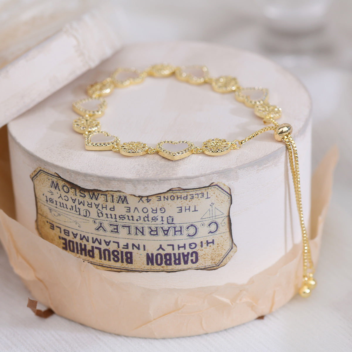 Natural Shell Love Bracelet