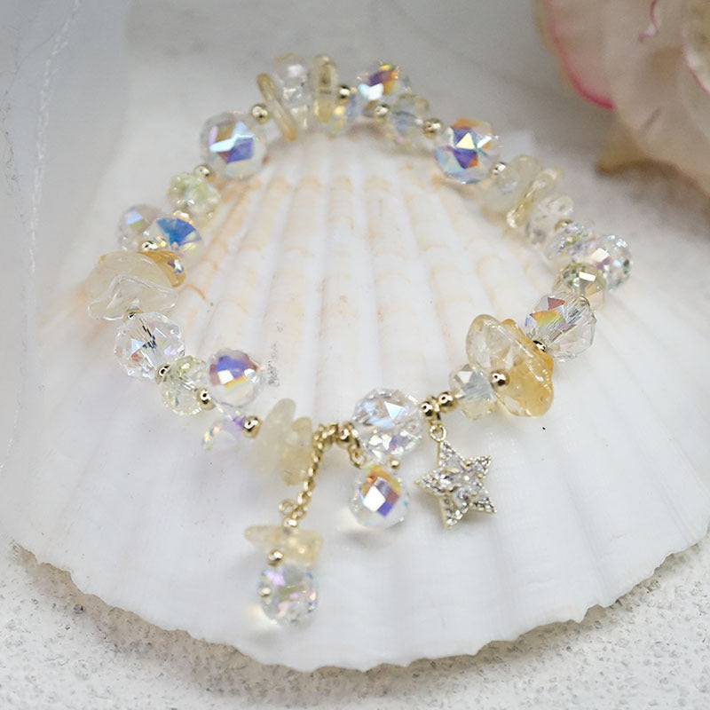 Irregular Amethyst Crystal Bracelet