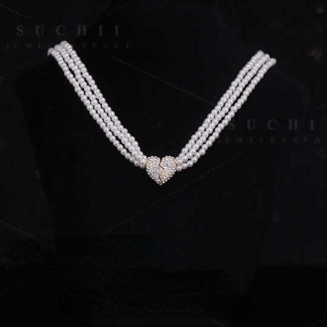 Magnet Love Multi-Layer Necklace Cn0201