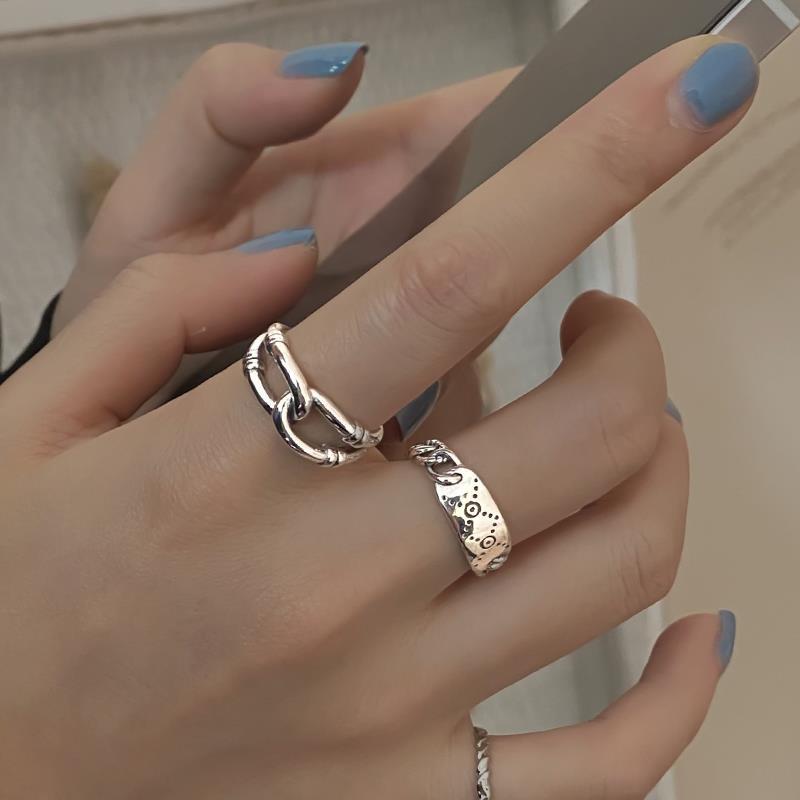 Bộ 3 nhẫn thắt nút đơn giản cá tính