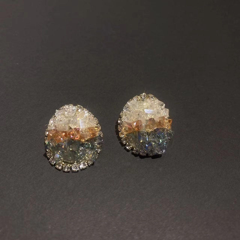 گوشواره قلاب گوش بلند هلویی توخالی قلب شکل