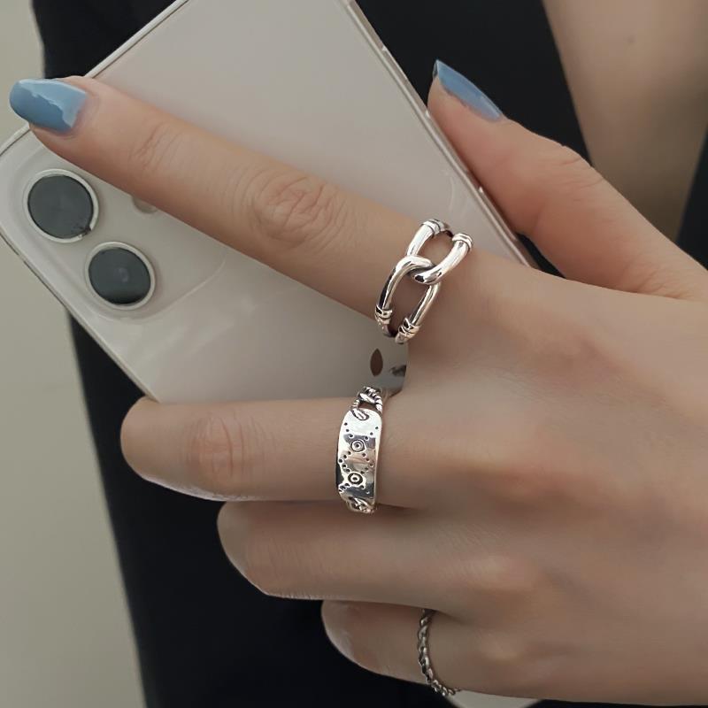 Bộ 3 nhẫn thắt nút đơn giản cá tính