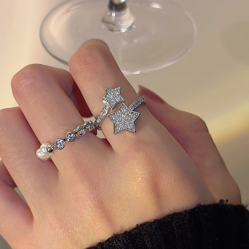 झिरकॉन स्टार ओपनिंग रिंग महिला