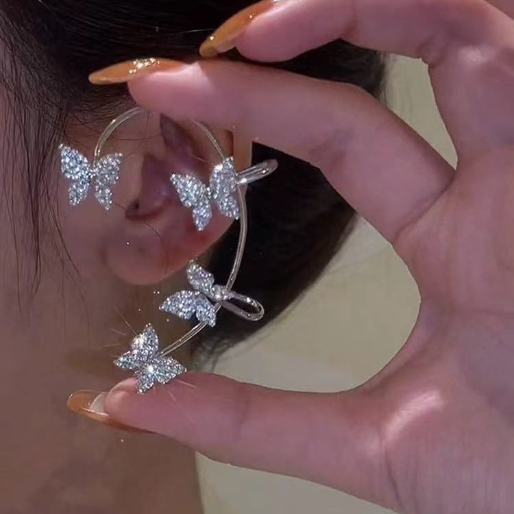 나비 귀 클립 귀 클립 없음 귀 클립 여성 성격 독특한 귀 클립