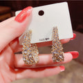 Retro Baroque Rhinestone Ear Ring