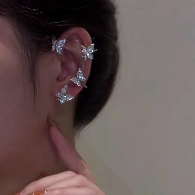 나비 귀 클립 귀 클립 없음 귀 클립 여성 성격 독특한 귀 클립