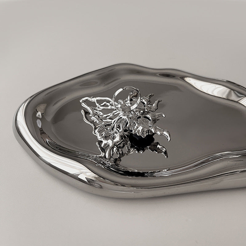 रोज बटरफ्लाई रिंग फीमेल ओपनिंग एडजस्टेबल