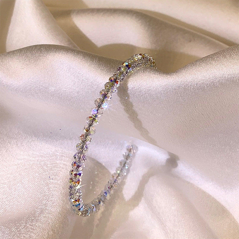 Crystal Geometric Bracelet Two-Piece Set