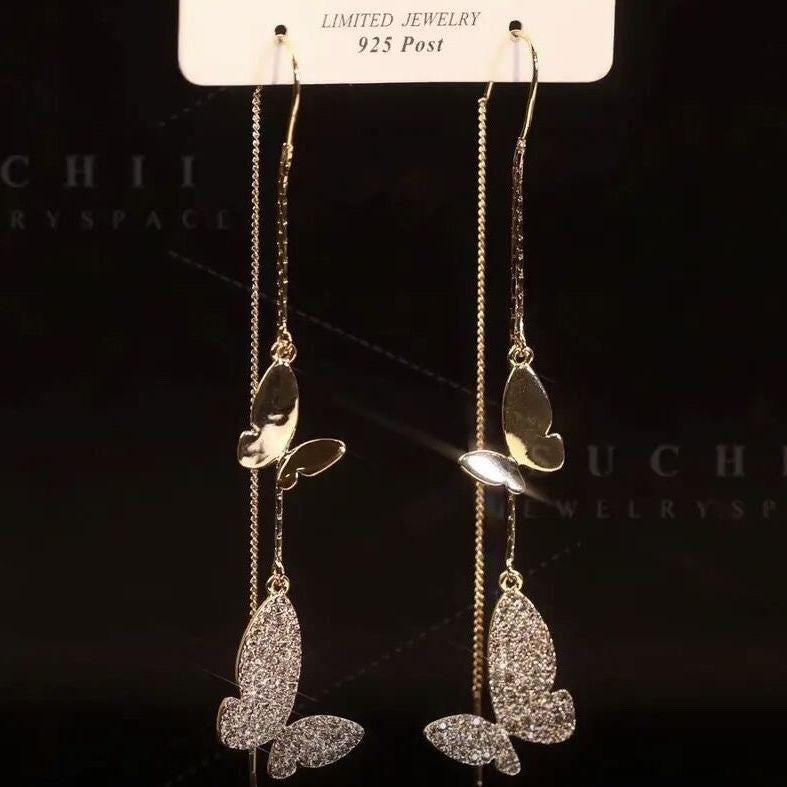 خط گوش پروانه ای زیرکون مصنوعی آلیاژ مس