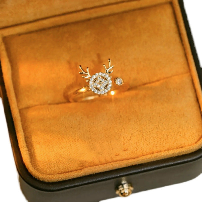 Quay vòng nhung nai sừng tấm