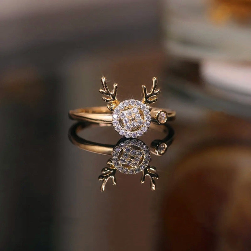 Quay vòng nhung nai sừng tấm