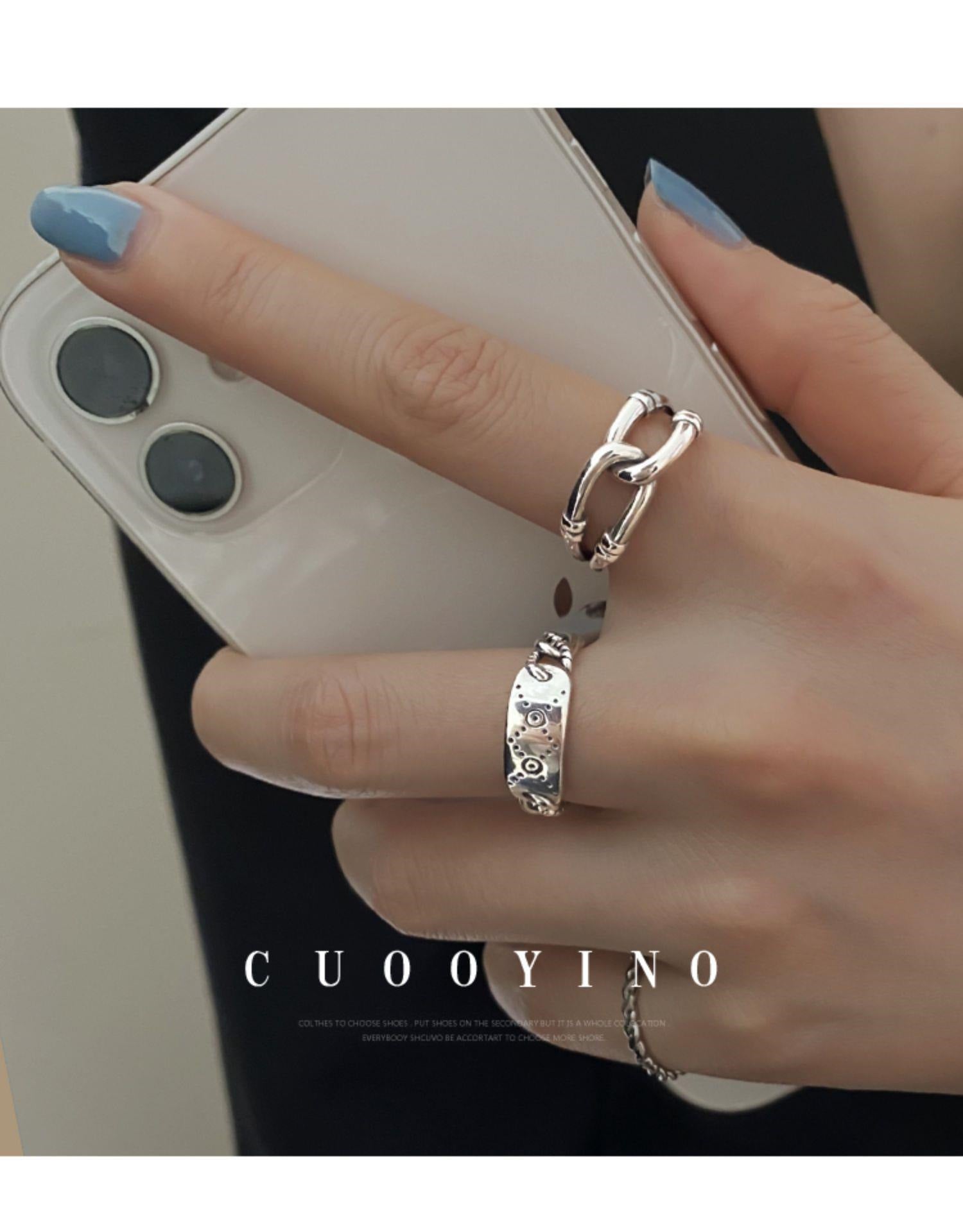 Cincin simpul kepribadian sederhana set isi 3