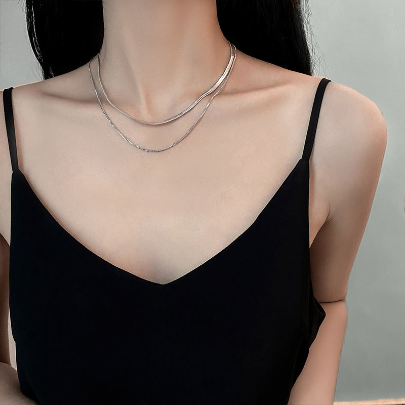 Simple Double Stacked Necklace