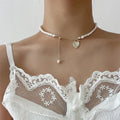 Collier coquillage d'amour naturel doux français femme