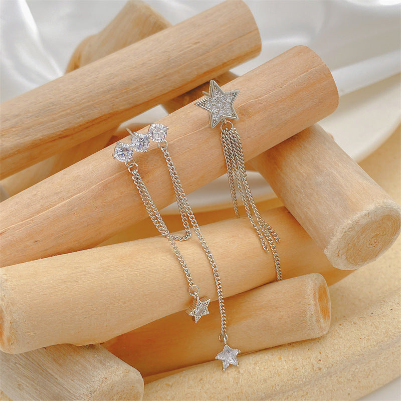 Star Asymmetric Earrings