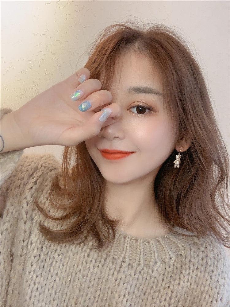 گوشواره خرس الماس ساده