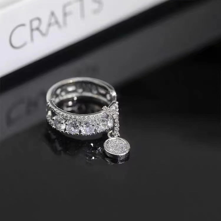 Vòng mở khóa tua rua zircon khảm siêu nhỏ