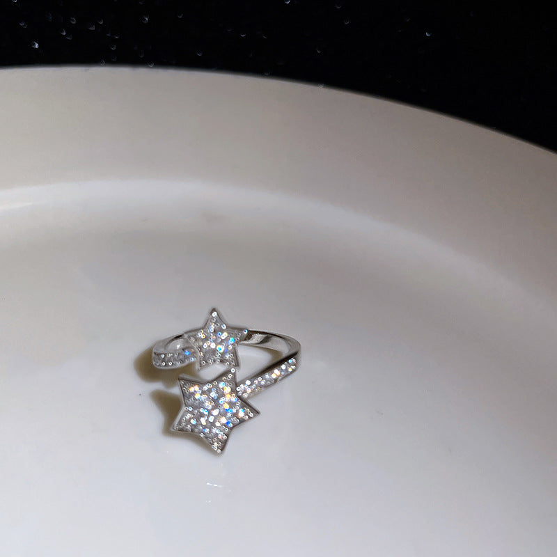 झिरकॉन स्टार ओपनिंग रिंग महिला