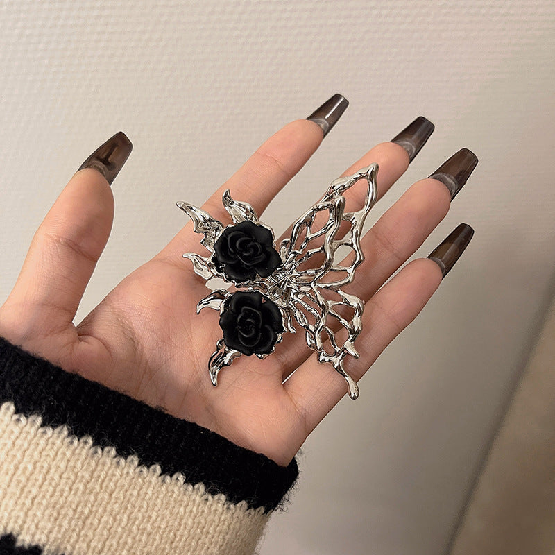 रोज बटरफ्लाई रिंग फीमेल ओपनिंग एडजस्टेबल