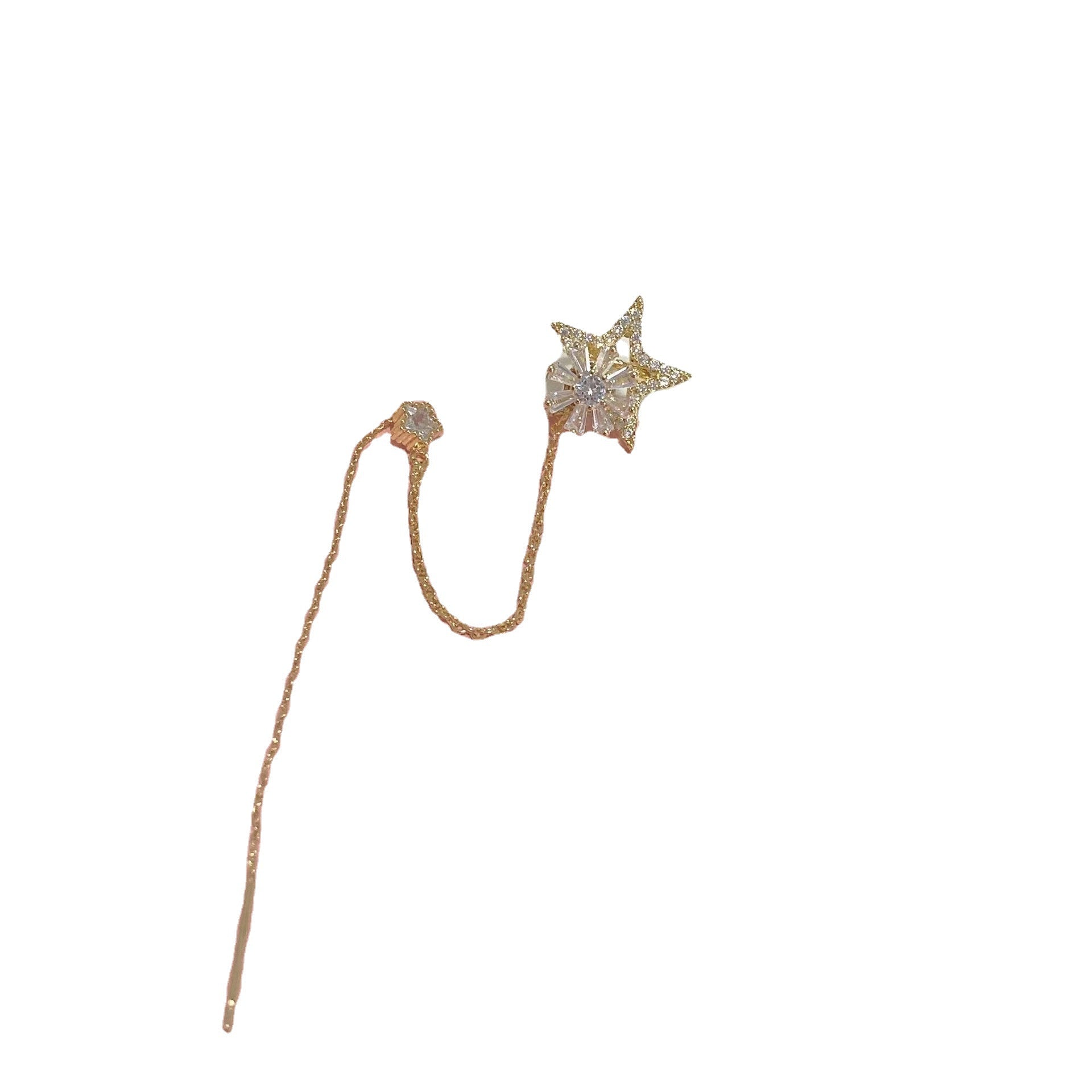 گیره استخوان گوش ستاره دوار کامل الماسی نفیس