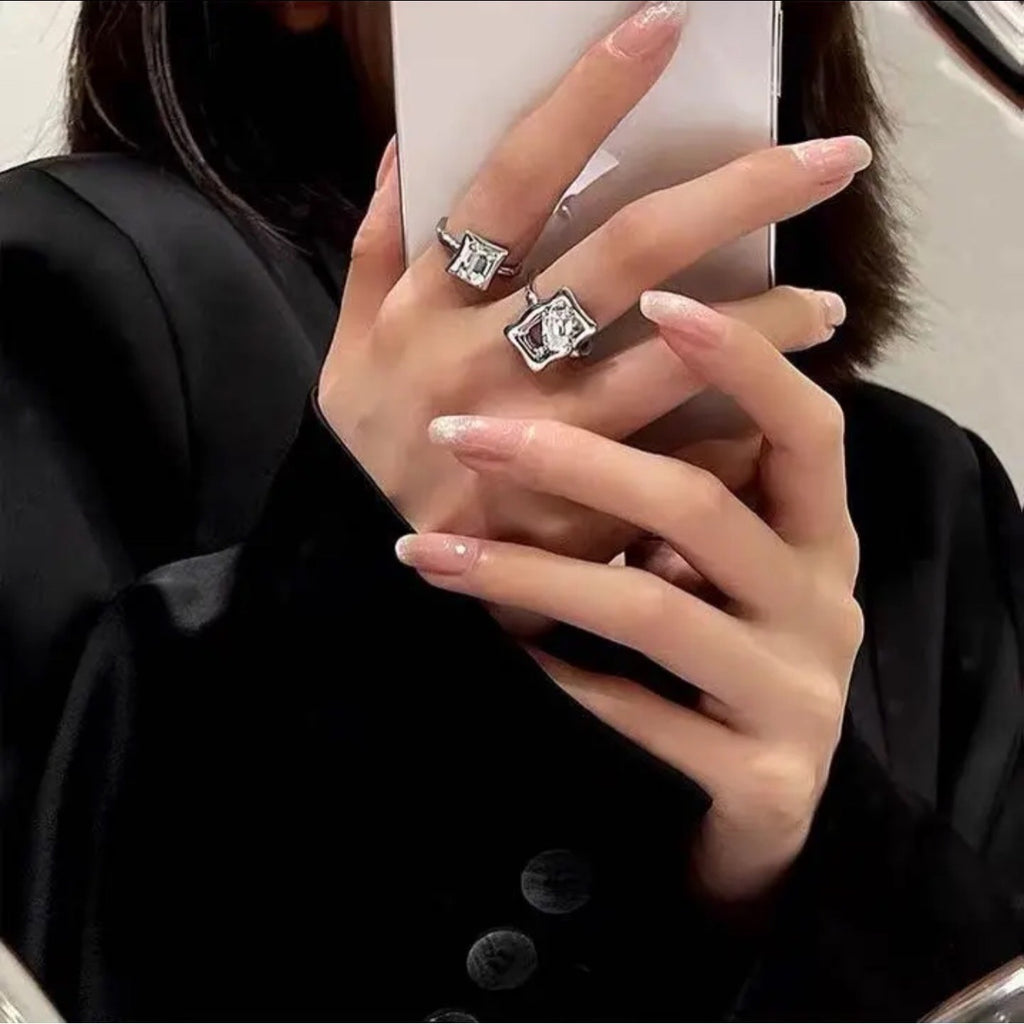 Cincin fine-tuning pembukaan kristal buatan geometris