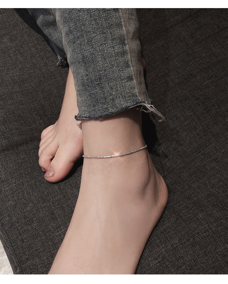 Wave light Kirin anklet baby's breath star