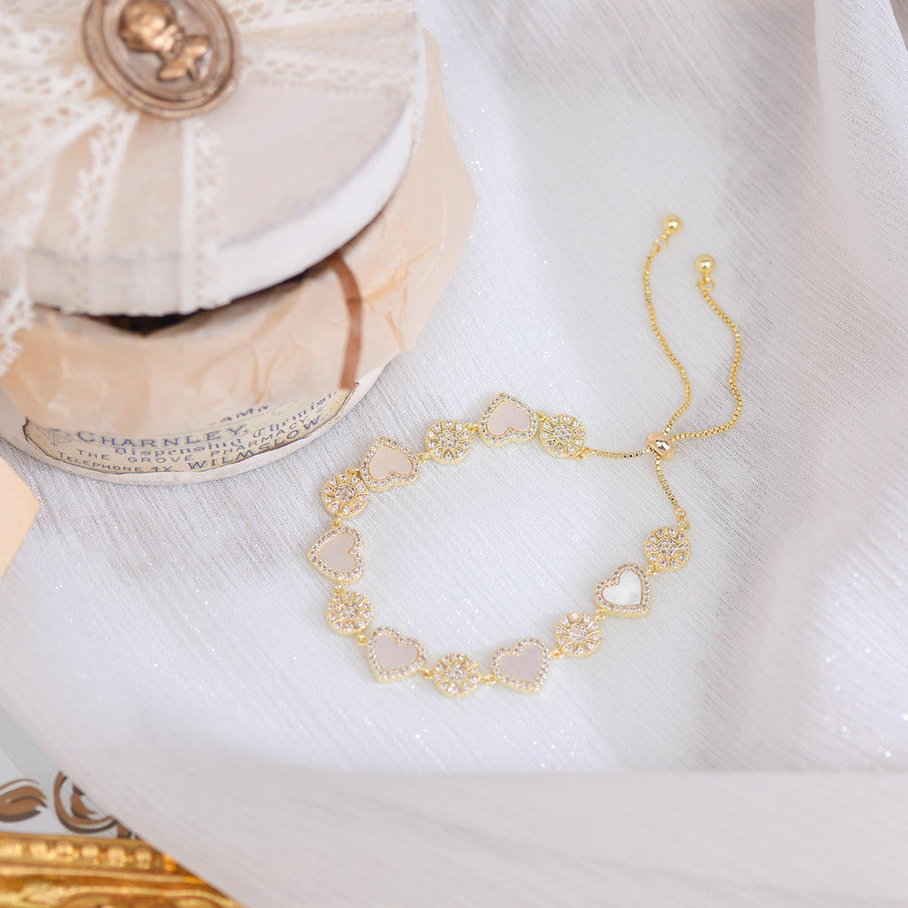 Natural Shell Love Bracelet