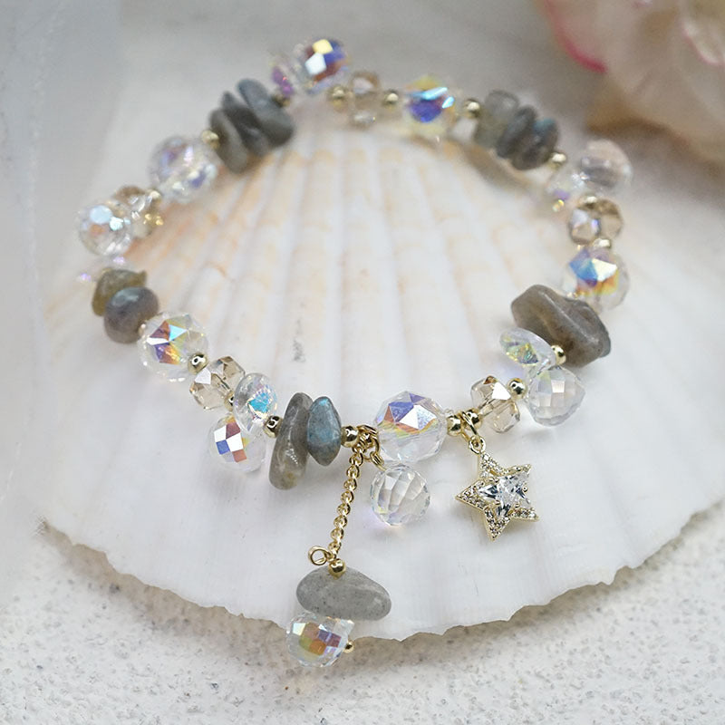 Irregular Amethyst Crystal Bracelet