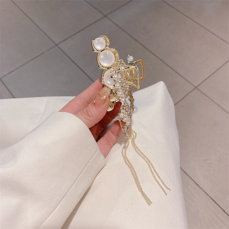 Wind chime butterfly tassel drop pendant hairpin