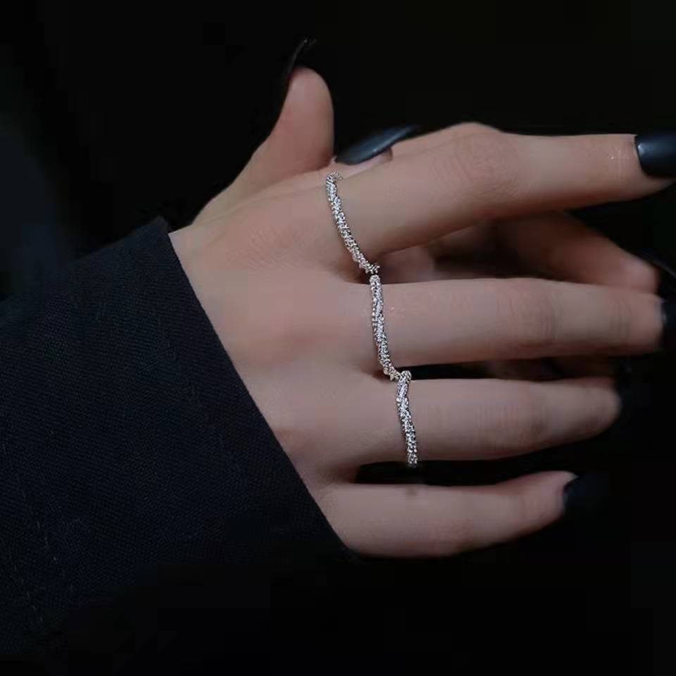 Nhẫn Lấp Lánh Nhẫn Gấp Sáng Bóng