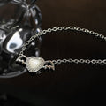 Wings Love Opal Necklace Gem Pendant Clavicle Chain