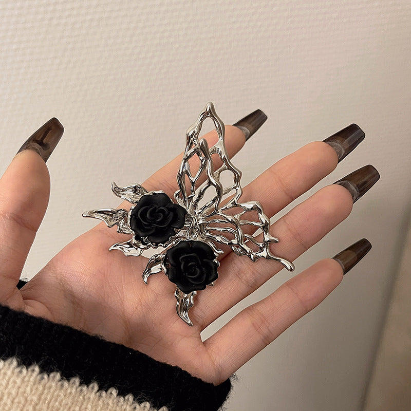 Cincin Kupu-kupu Mawar Wanita Pembukaan Dapat Disesuaikan