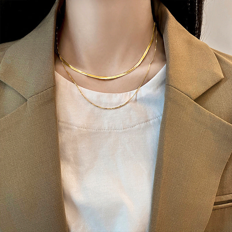 Simple Double Stacked Necklace