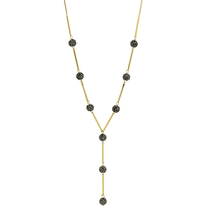 ডায়মন্ড ক্রিস্টাল বোনা নেকলেস