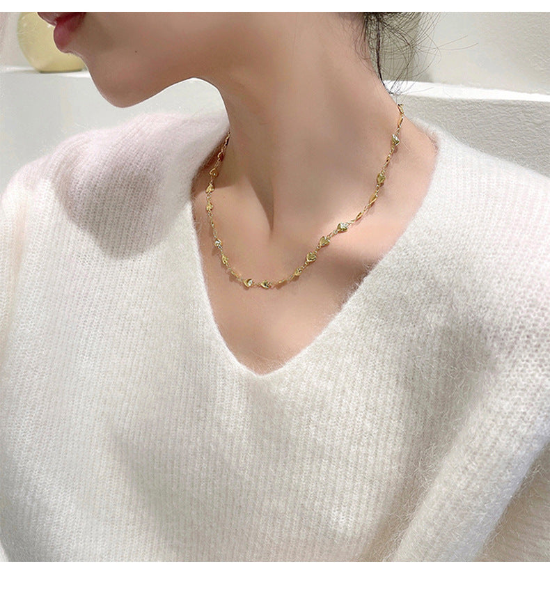 Rantai leher liontin warna gummy bear