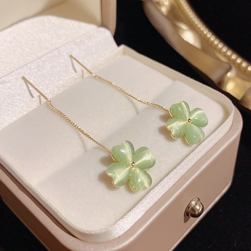 خط گوش منگوله بلند گل عقیق