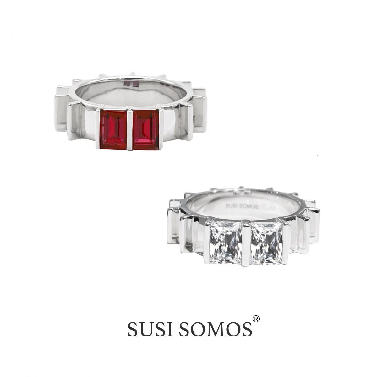 Nhẫn Joker hào phóng màu đỏ và trắng