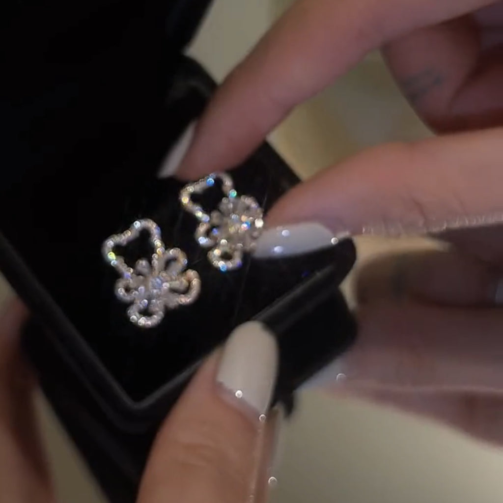 گوشواره چرخشی دانه برف خرس کوچولو