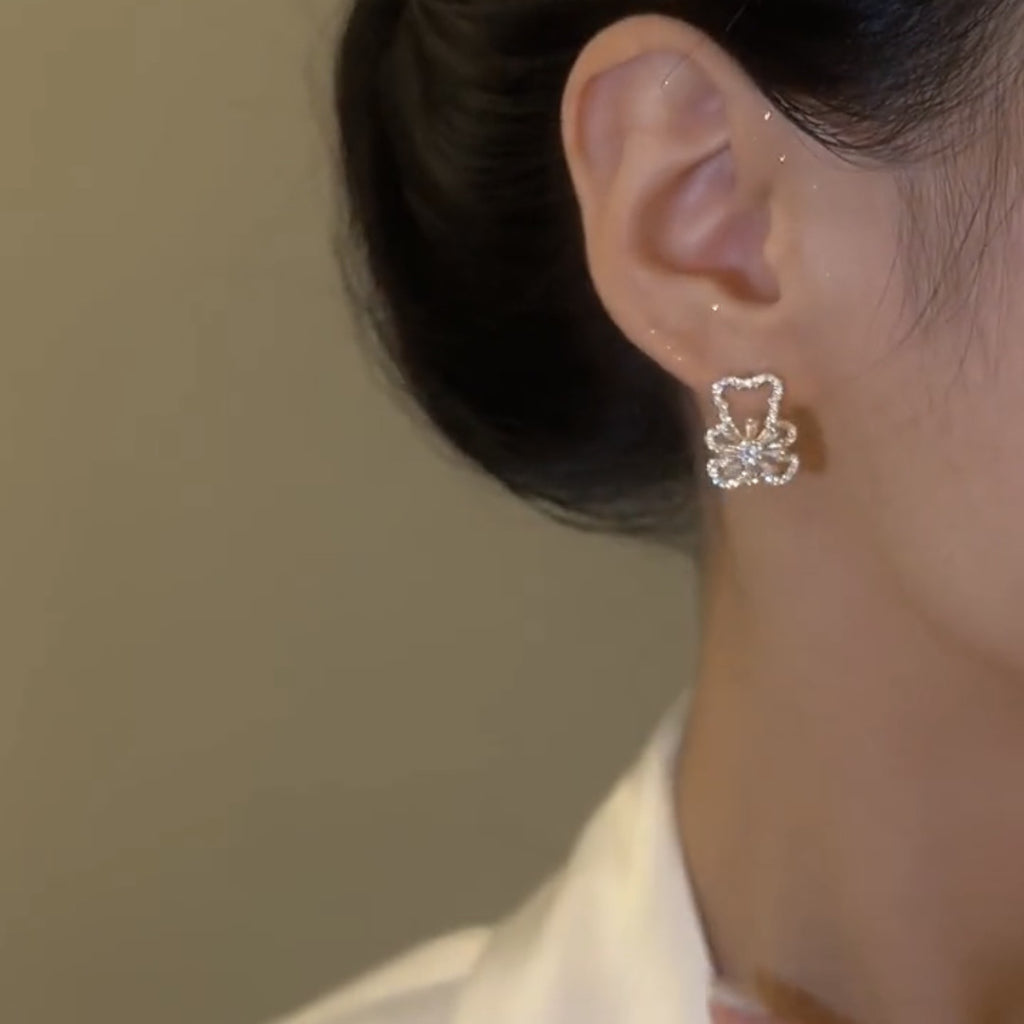 گوشواره چرخشی دانه برف خرس کوچولو